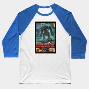 Metallic Behemoth, Macchine robotiche, retro VHS design Baseball T-Shirt